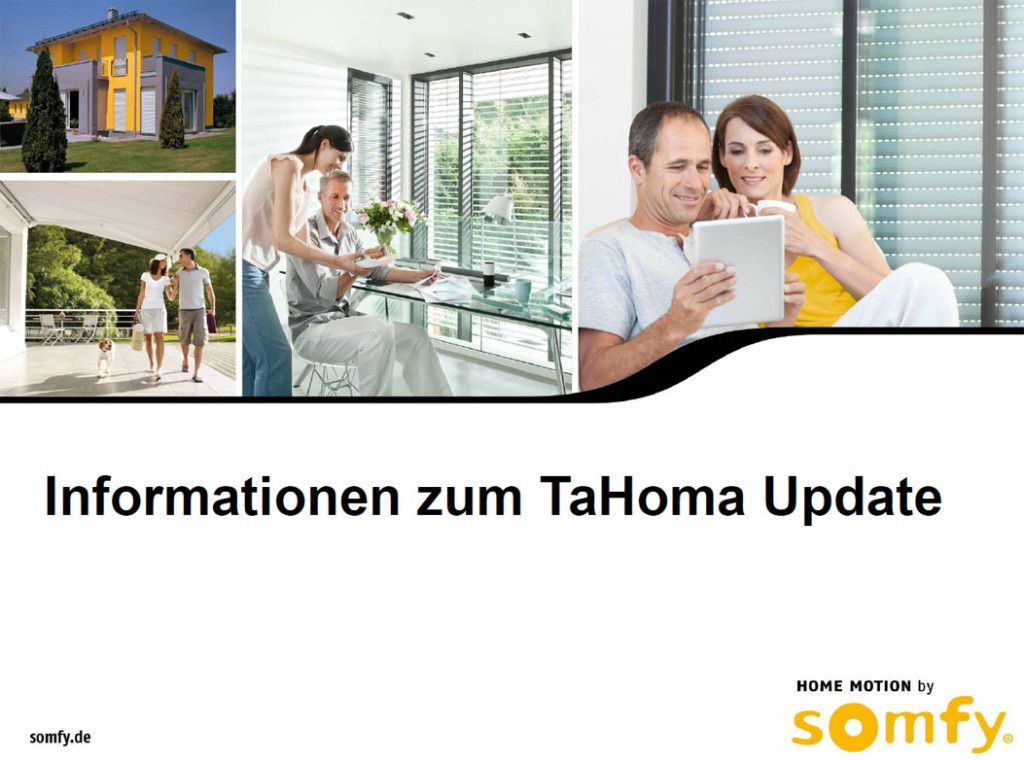 Somfy Tahoma Update